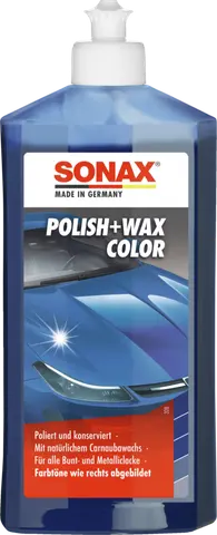 Polish+Wax Color blau